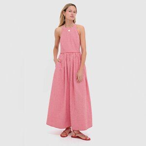 NWT Tuckernuck Red Gingham Halter Marcie Dress - S